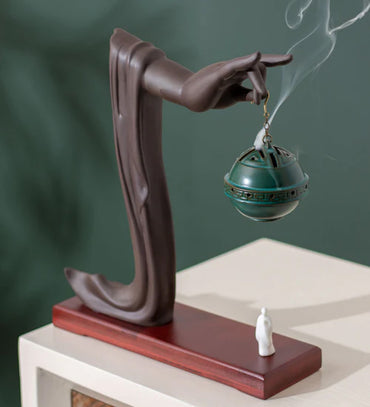 Modern Zen Incense Sculpture