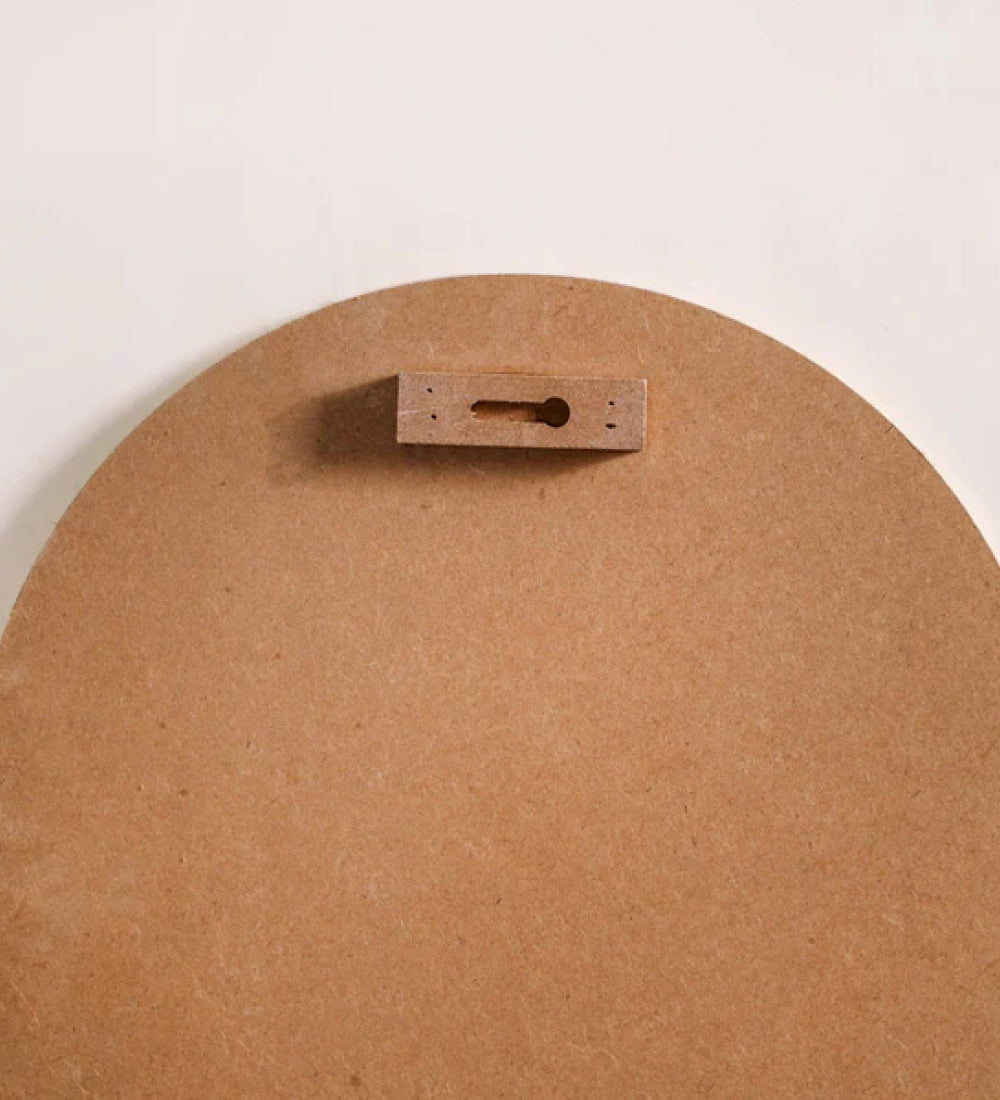 Oval Shape Wall-Mounted Mirror