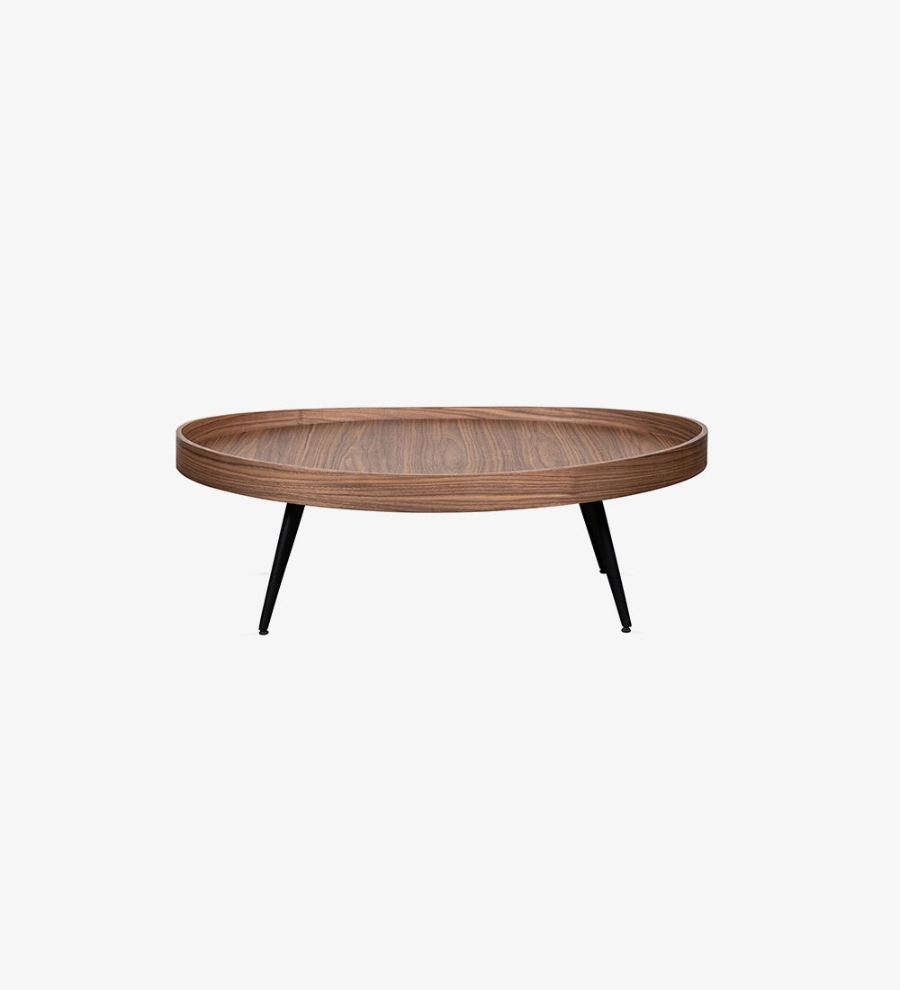 Sculpted Oval Coffee Table