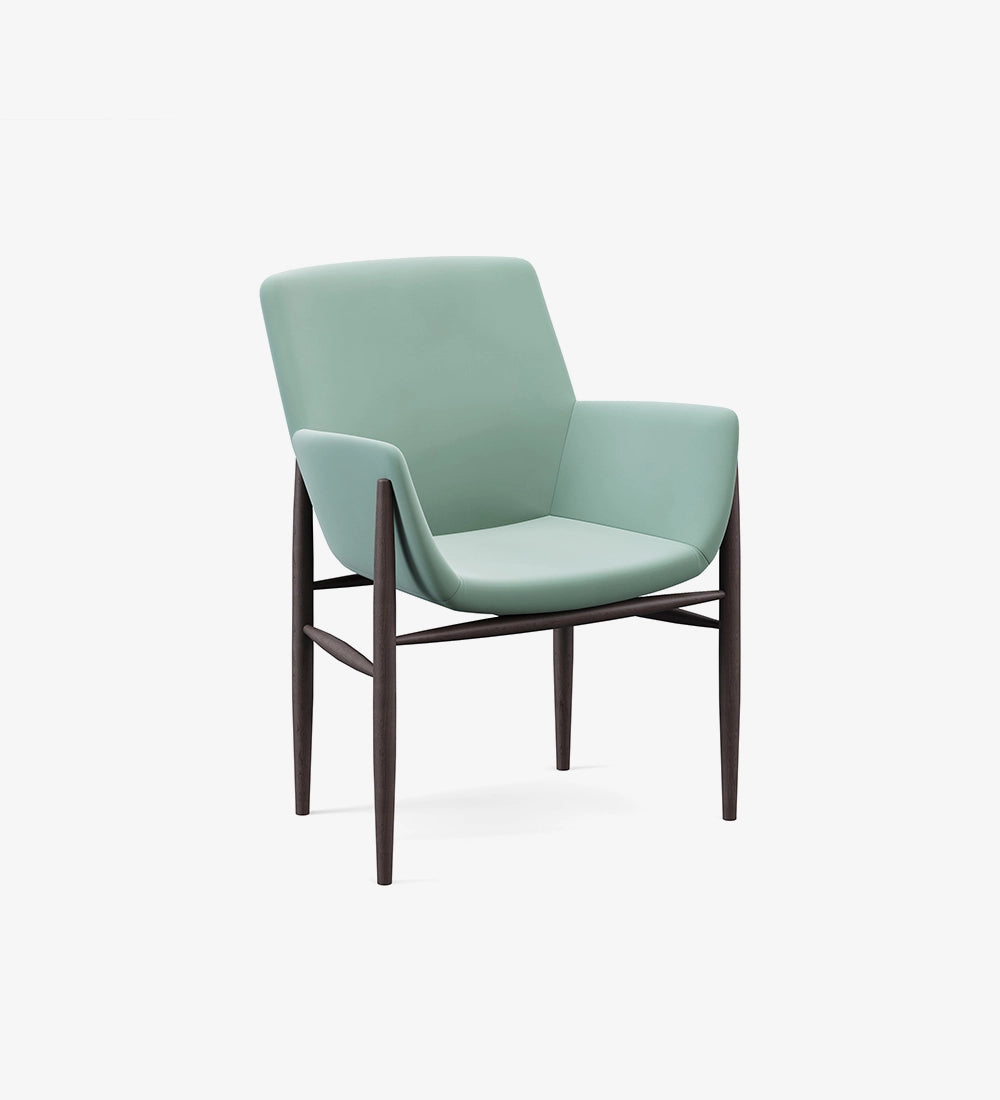 Fabric Arm Dining Chair