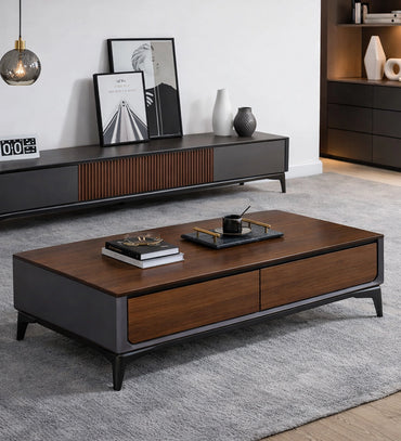 Minimalist Wooden TV Console