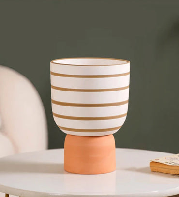 Hand-Painting Cement Pot
