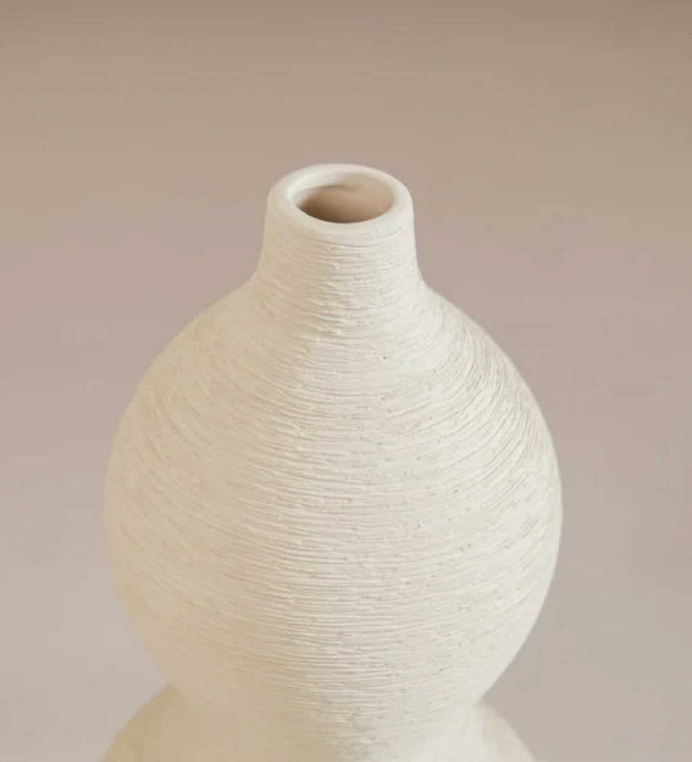 Gourd Matte Finish Flower Vase