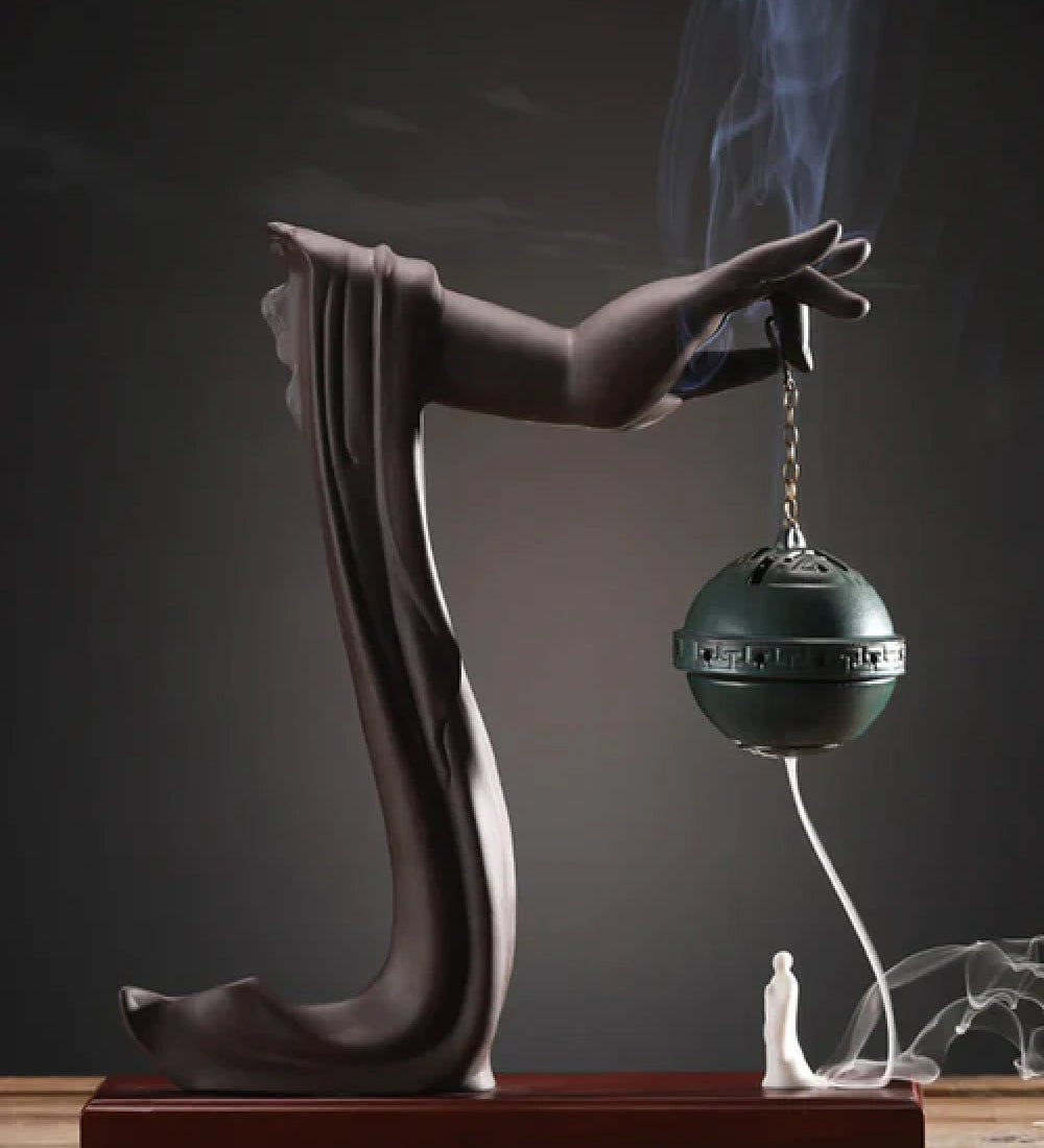 Modern Zen Incense Sculpture