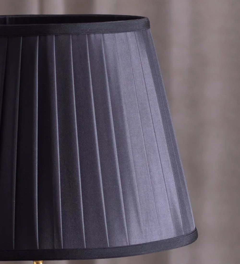Black Stacked Base Lamp