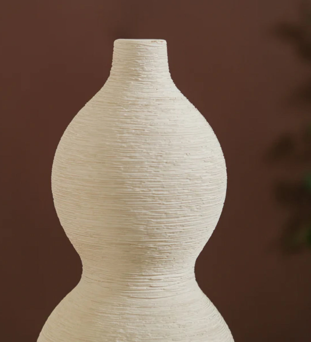 Gourd Matte Finish Flower Vase