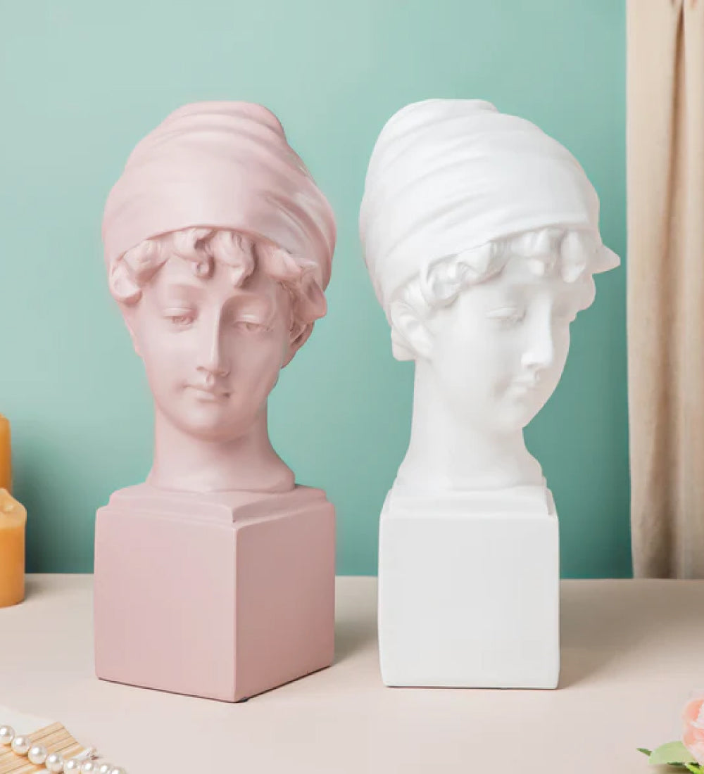 White Ancient Greek Showpieces