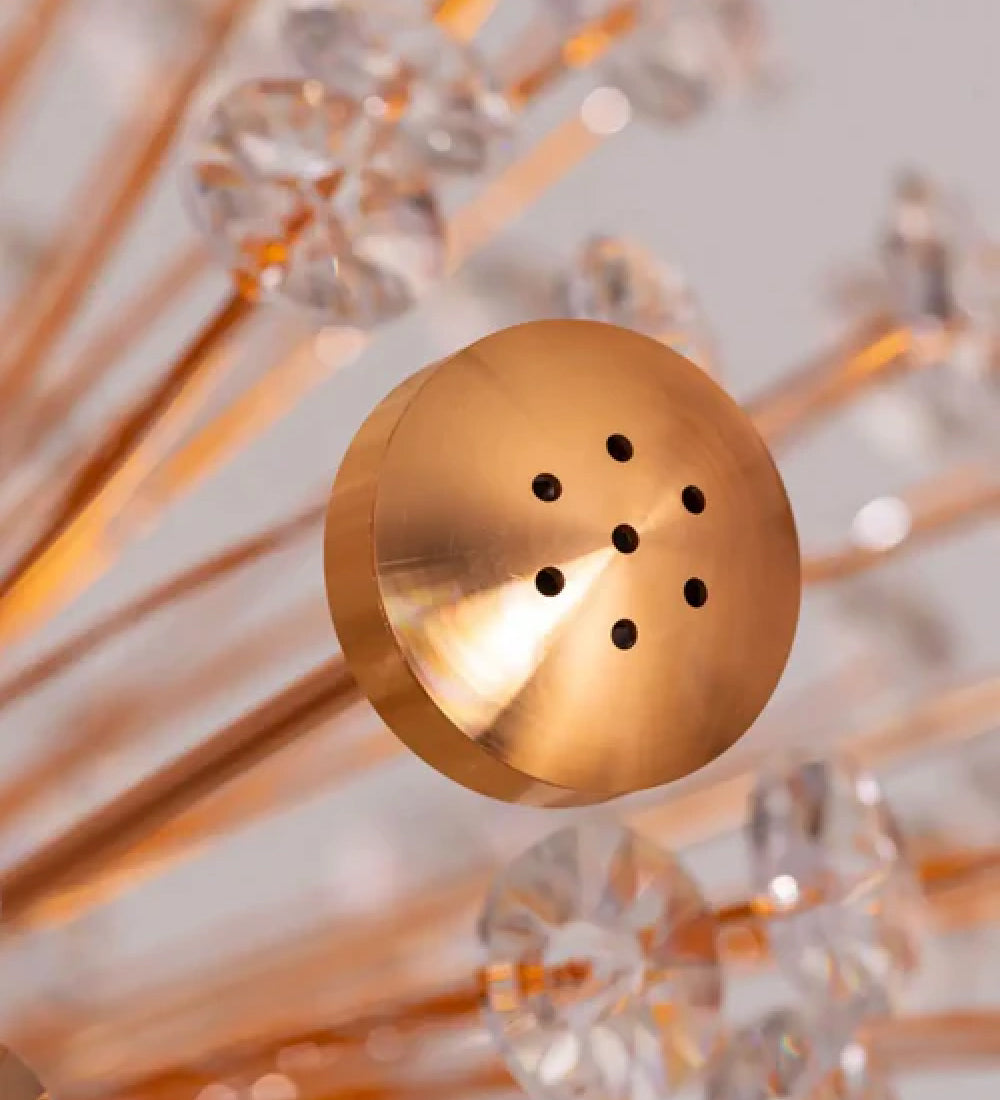 Modern Gold Crystal Chandelier