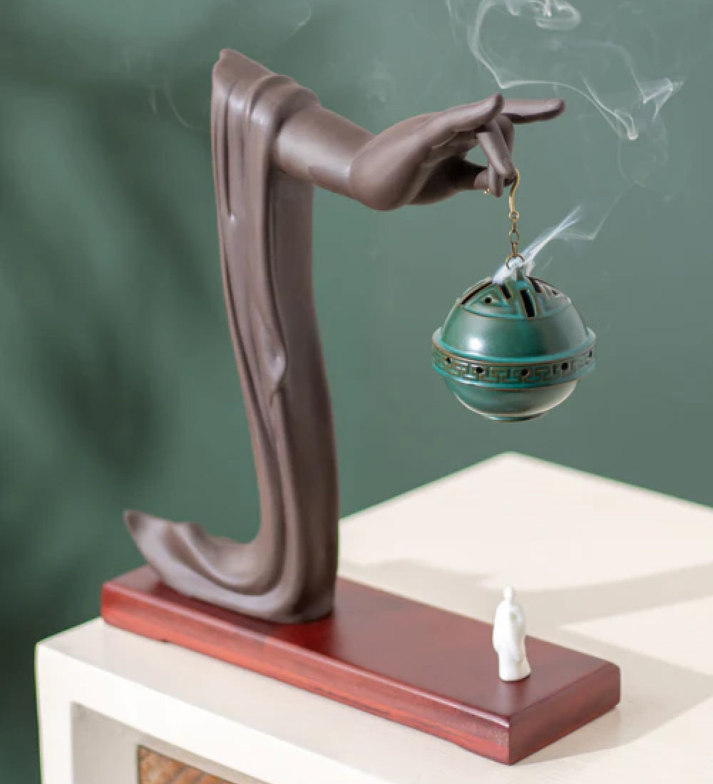 Modern Zen Incense Sculpture
