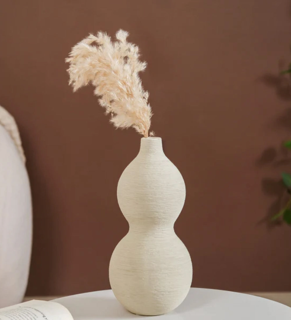 Gourd Matte Finish Flower Vase
