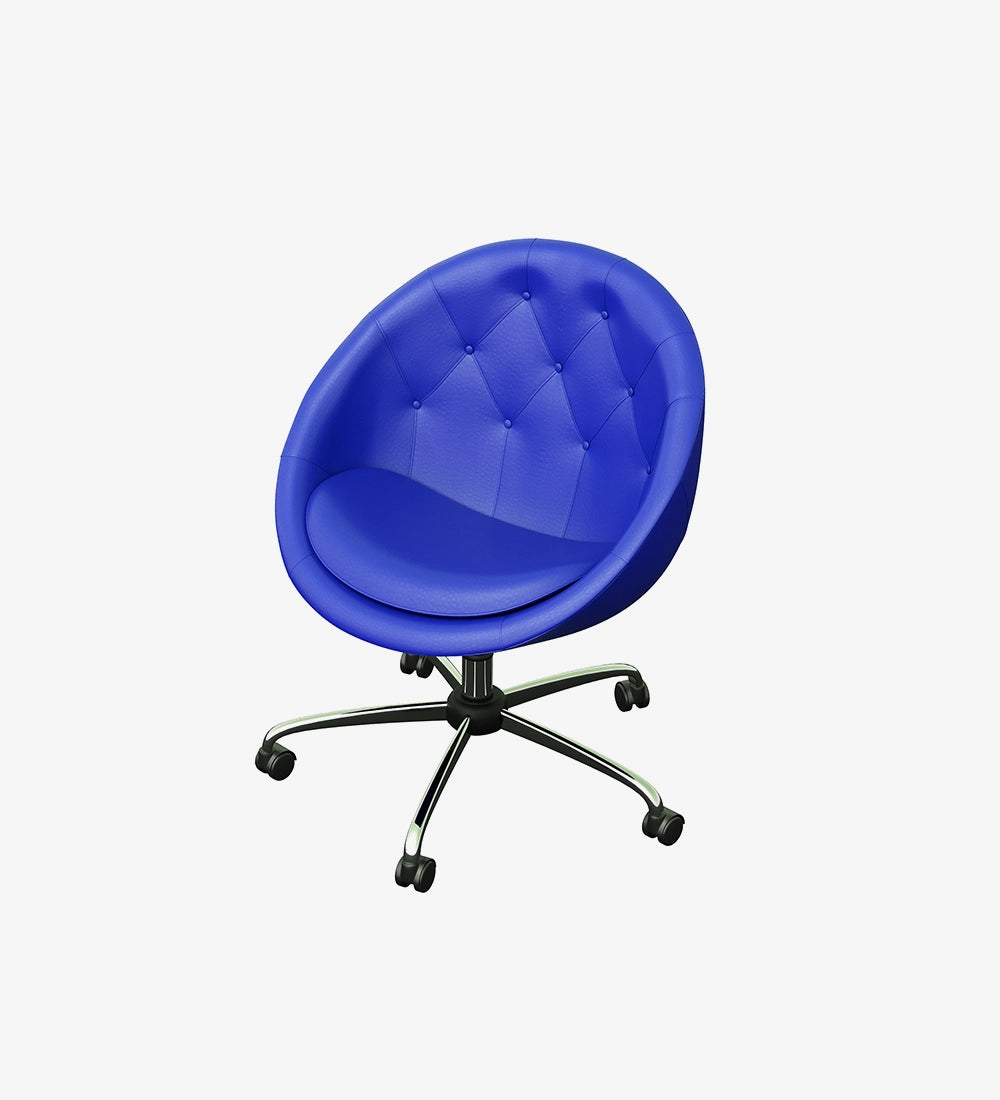 Round Alphwood Lounge Chair