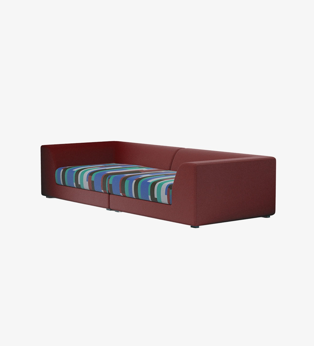 Regine Fabric Two Seater Sofas