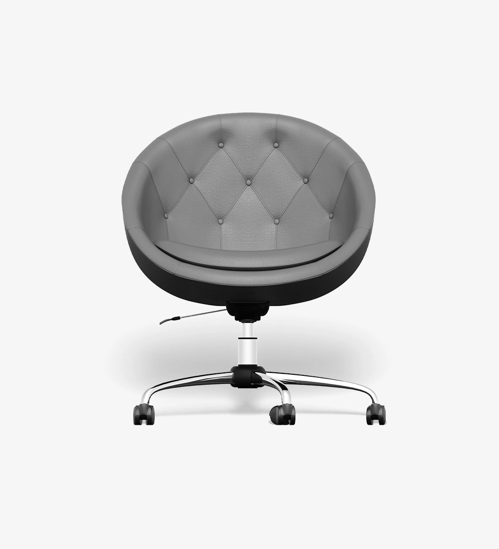 Round Alphwood Lounge Chair