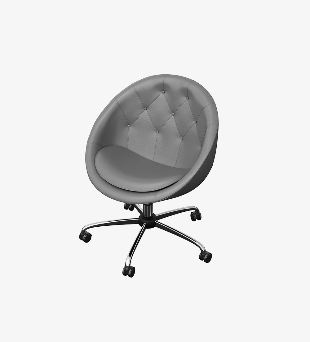 Round Alphwood Lounge Chair