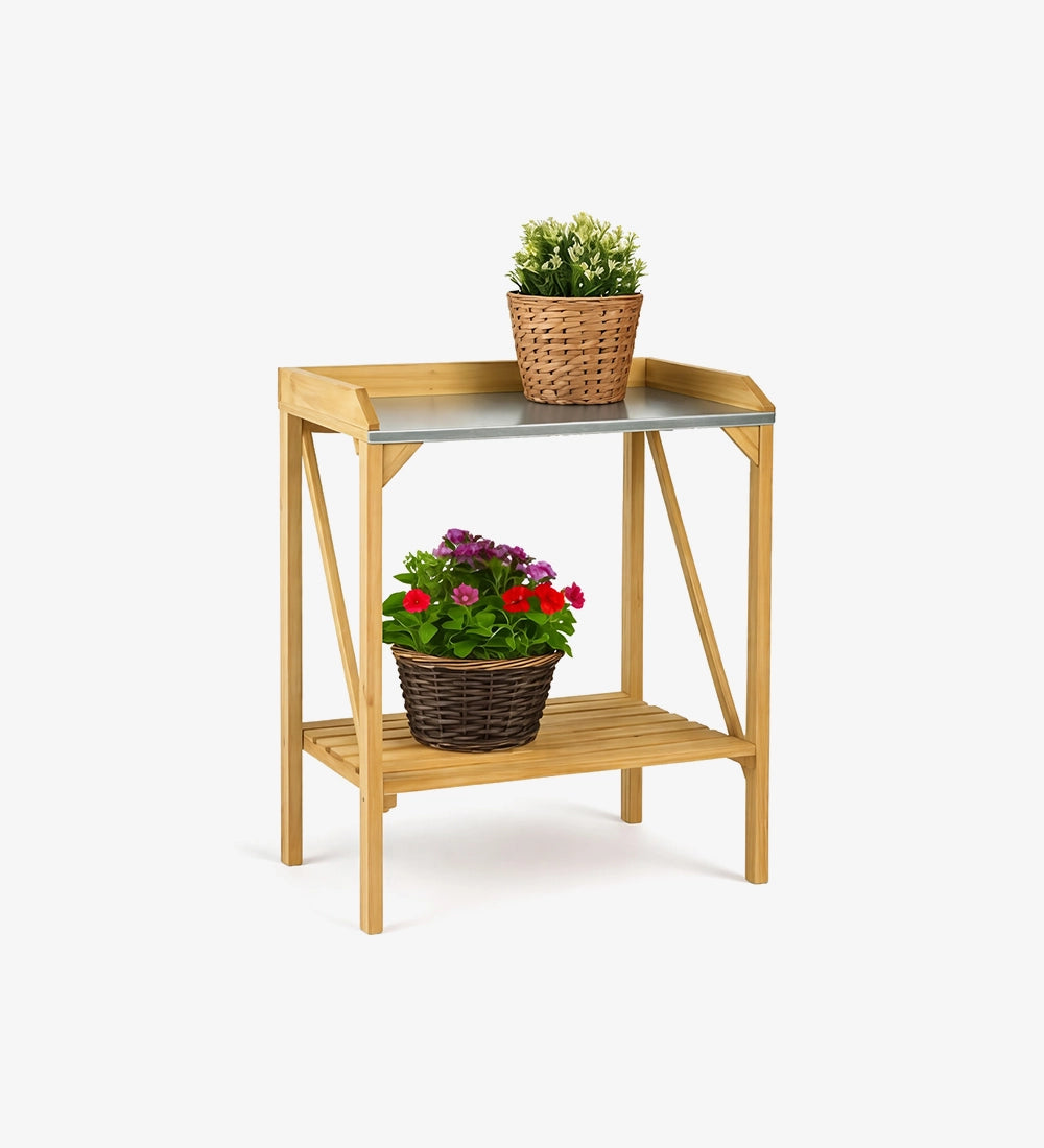 Modern Wooden Plant Stand