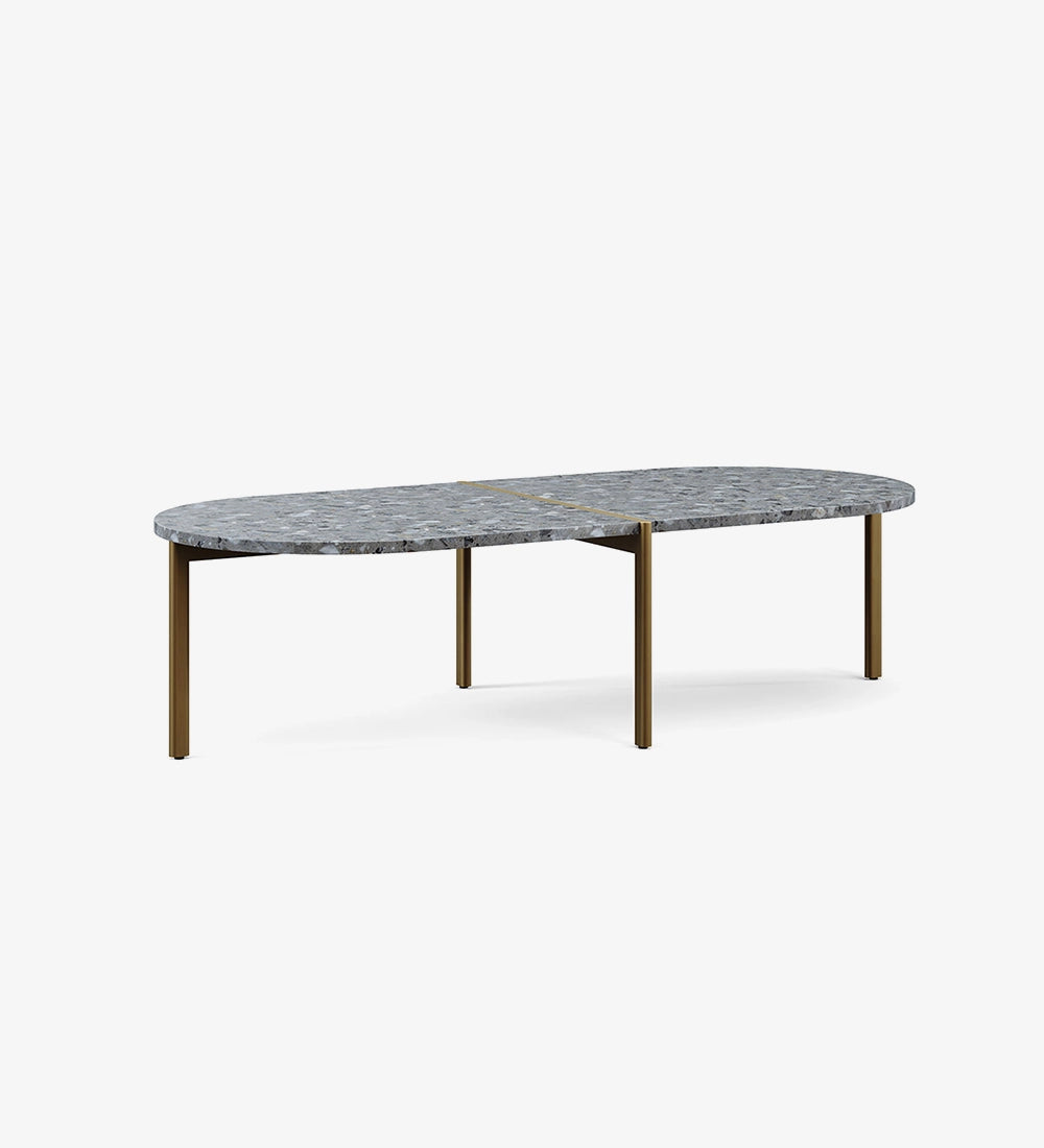 Marble Oval Coffee Table