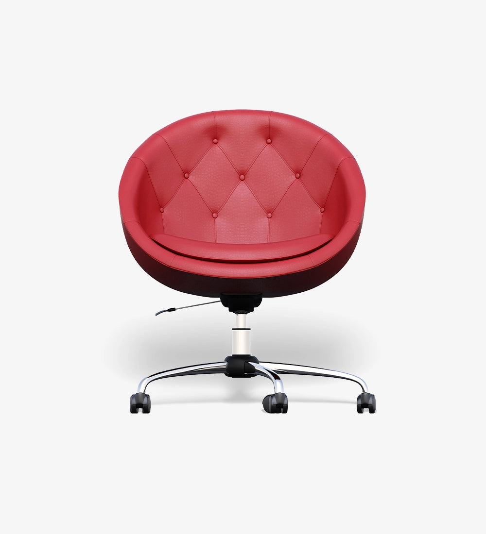Round Alphwood Lounge Chair