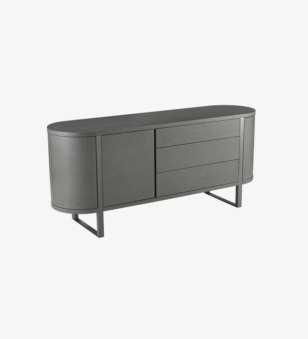 Modern Marble Top Sideboard