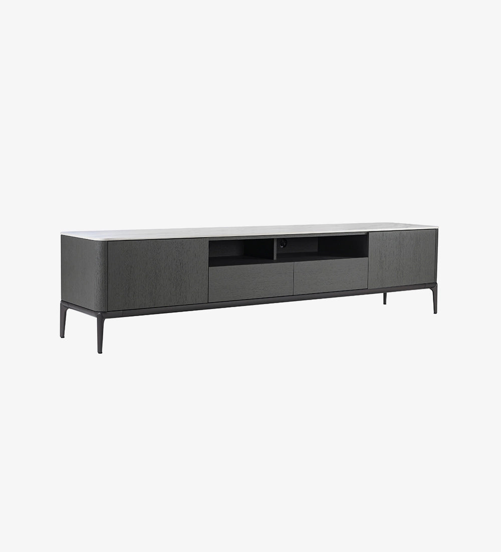 Minimalist Wooden TV Console