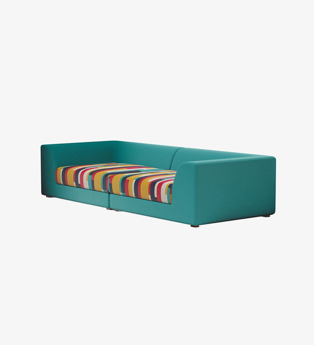 Regine Fabric Two Seater Sofas