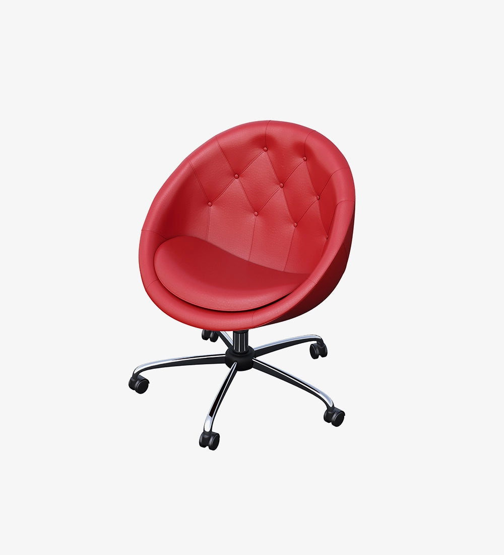 Round Alphwood Lounge Chair