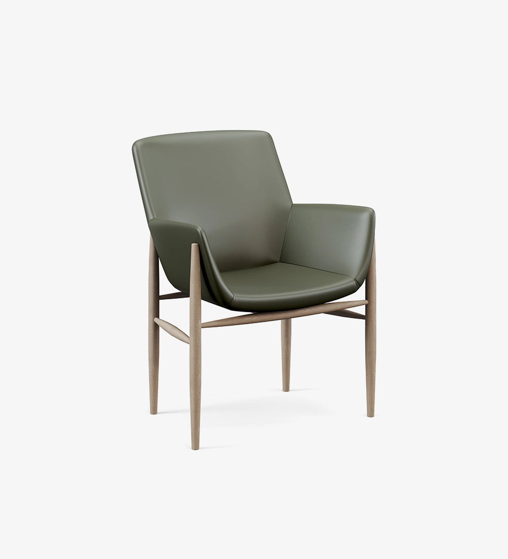 Fabric Arm Dining Chair