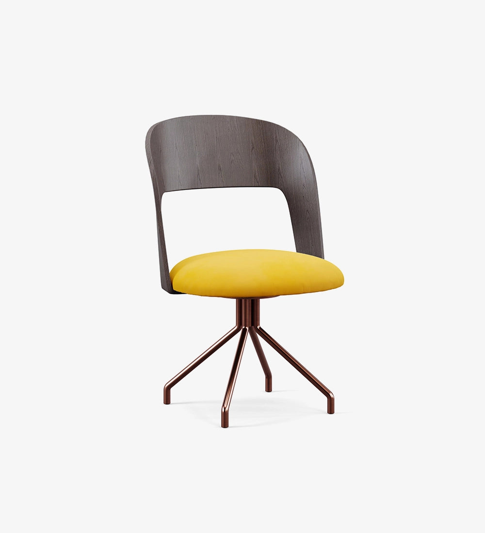 Wood Back Dining Chair