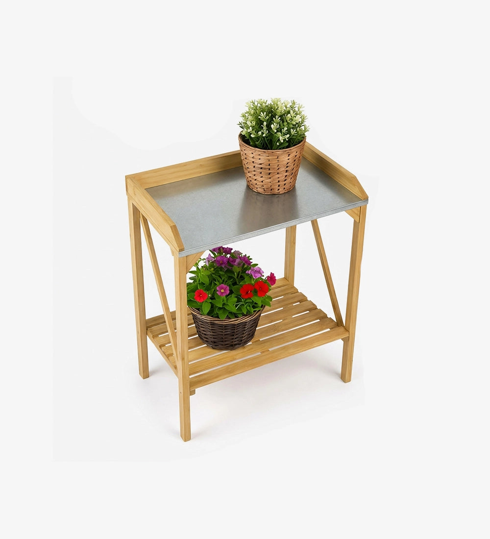 Modern Wooden Plant Stand