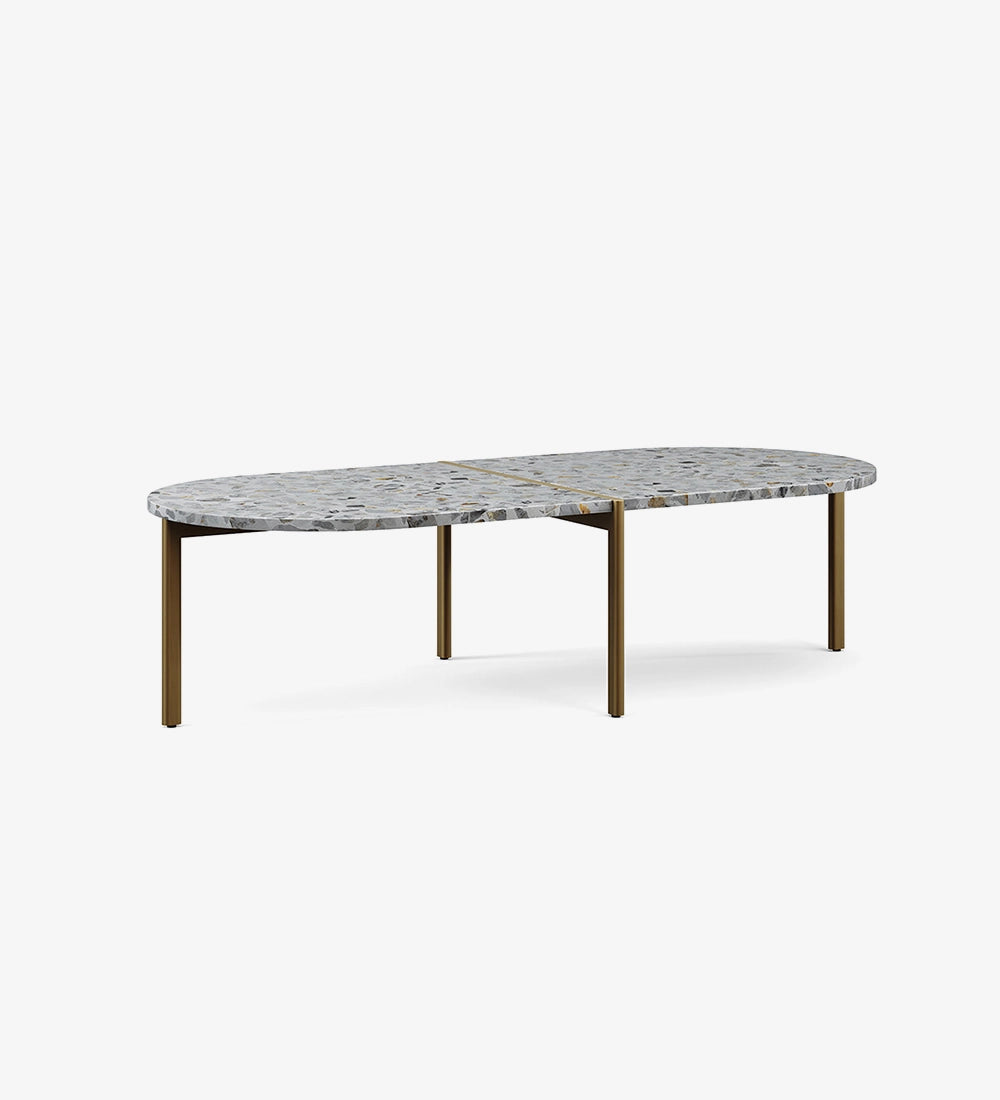 Marble Oval Coffee Table