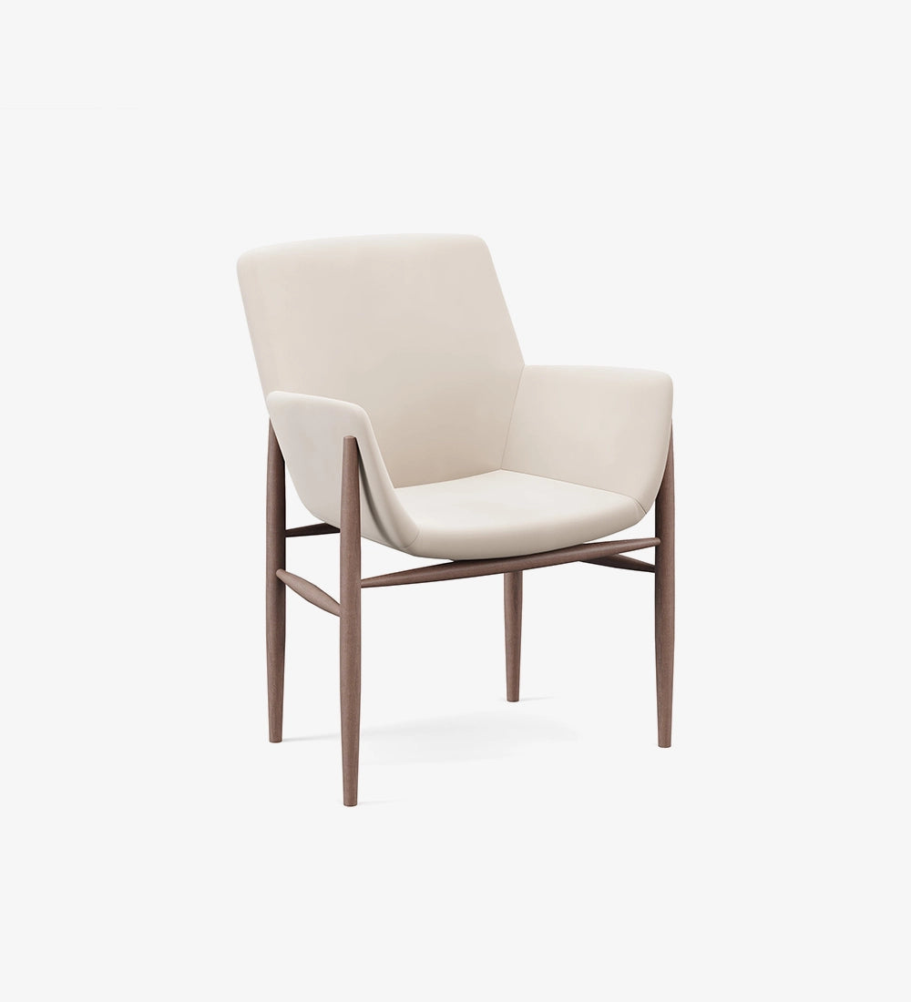 Fabric Arm Dining Chair