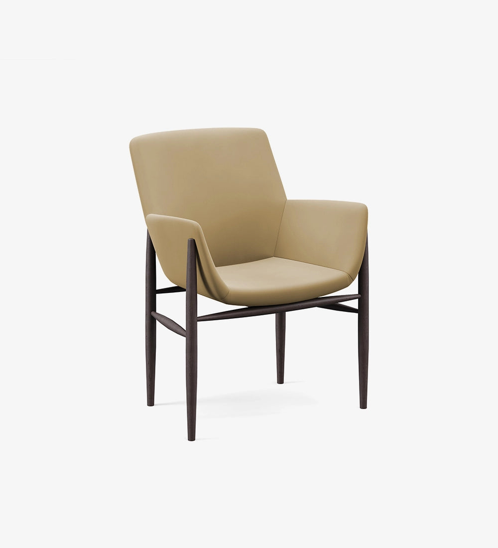 Fabric Arm Dining Chair