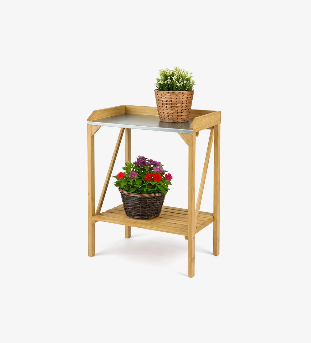 Modern Wooden Plant Stand