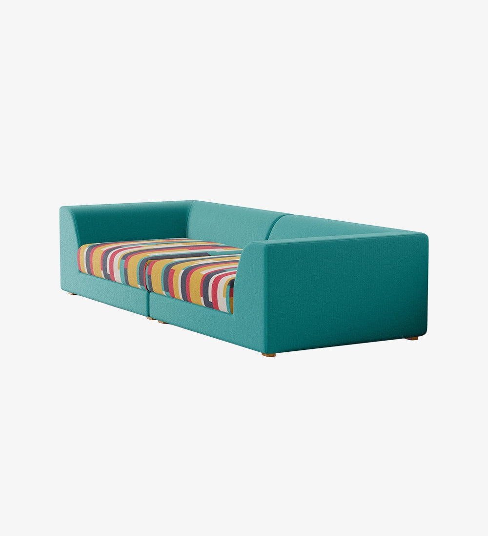 Regine Fabric Two Seater Sofas