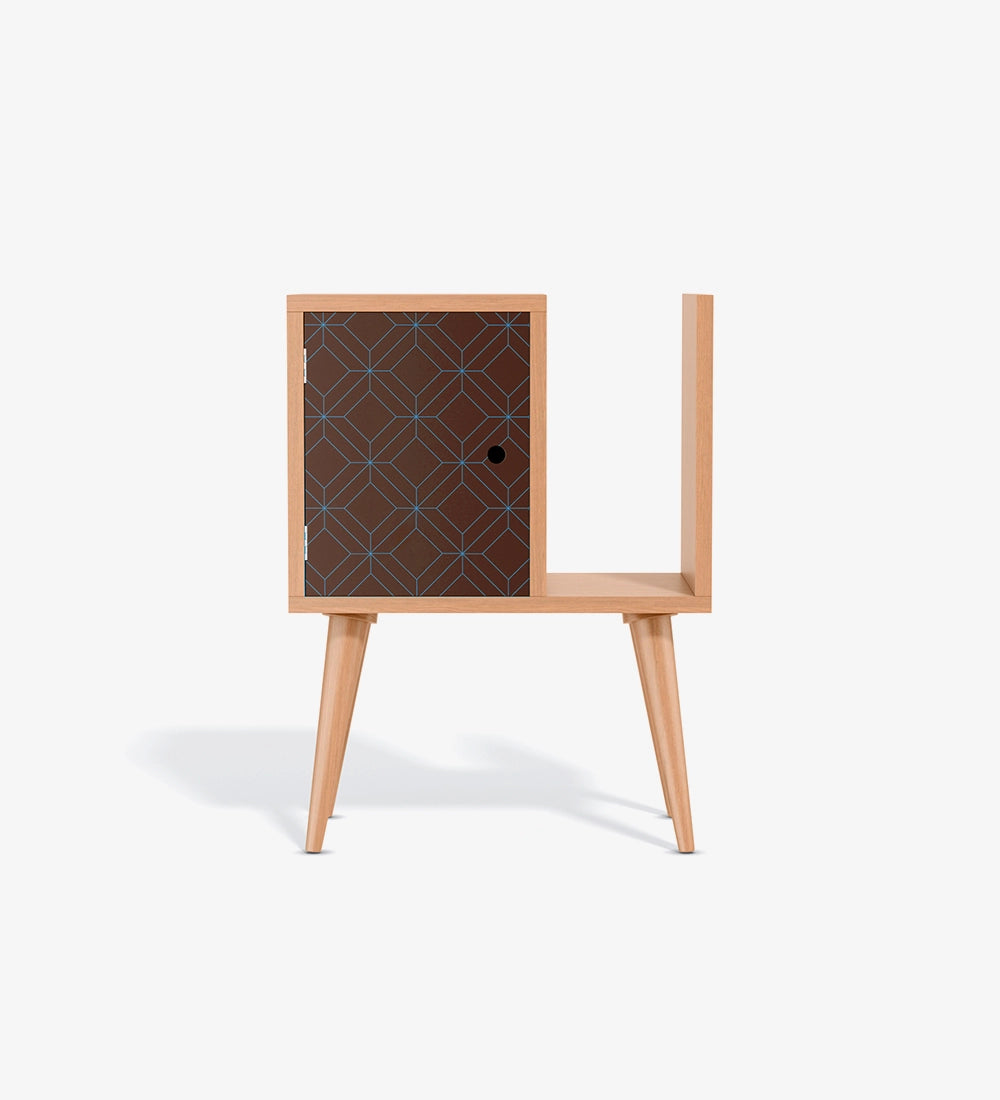 Modern Wooden Bedside Cabinet
