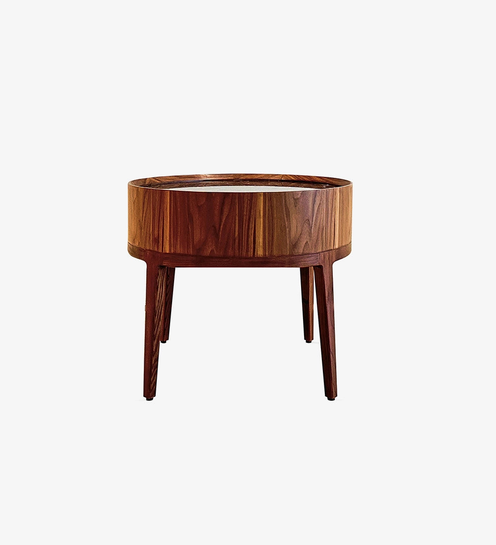 Round Stone Top Table
