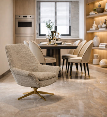 Elegant Swivel Dining Chair