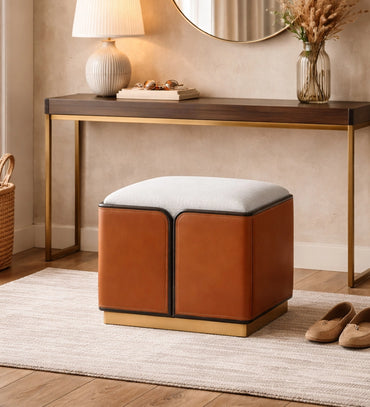 Luxury Accent Cube Ottoman