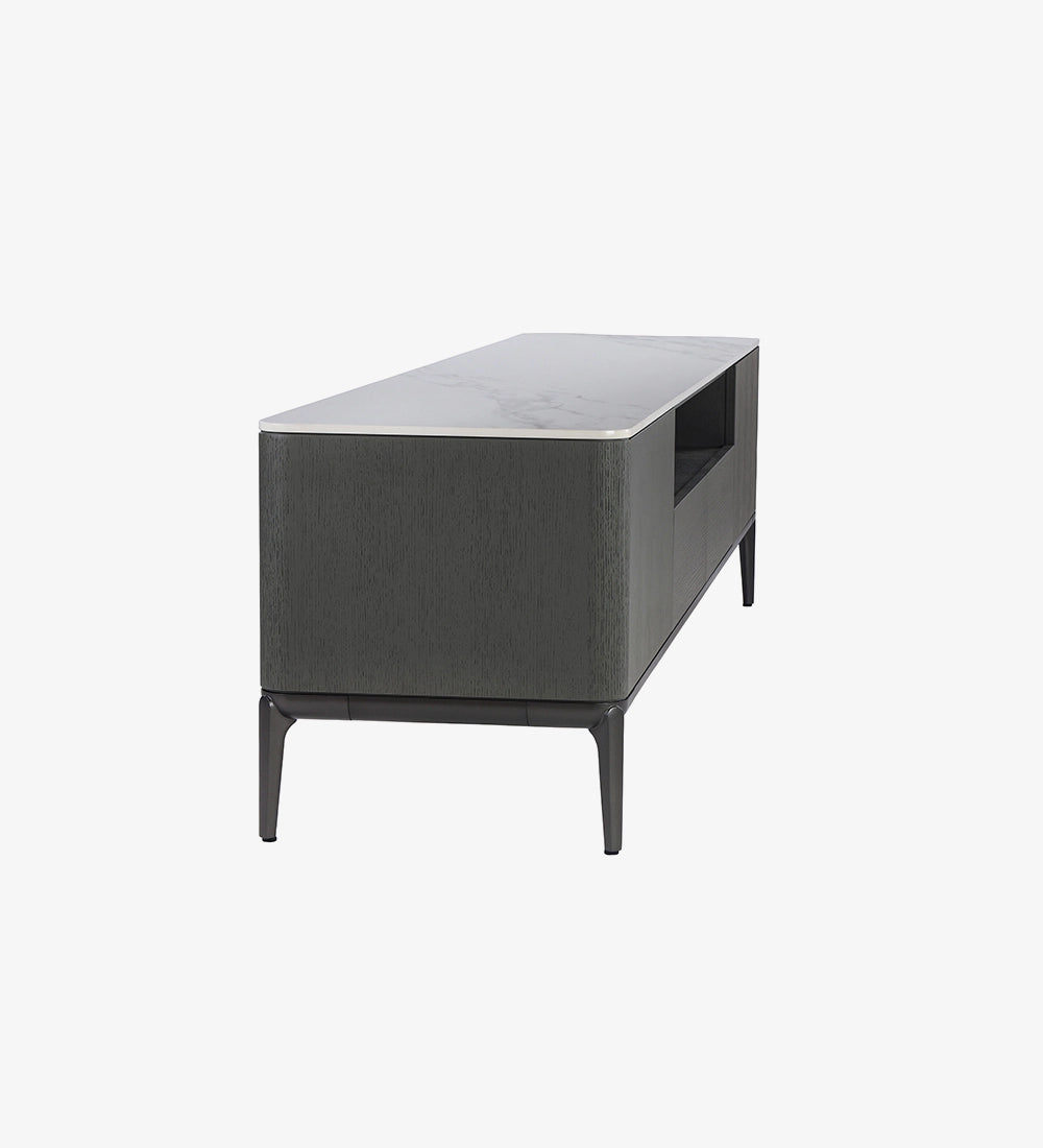 Minimalist Wooden TV Console