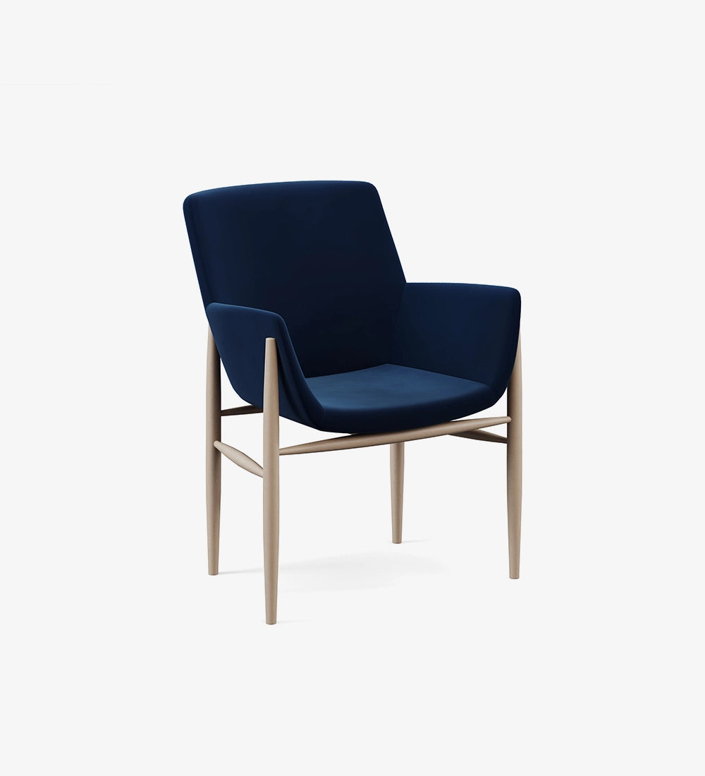 Fabric Arm Dining Chair