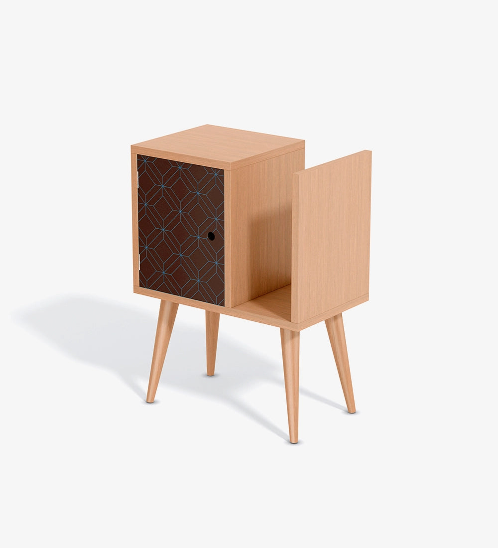 Modern Wooden Bedside Cabinet