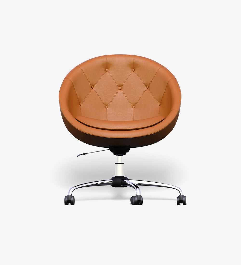 Round Alphwood Lounge Chair