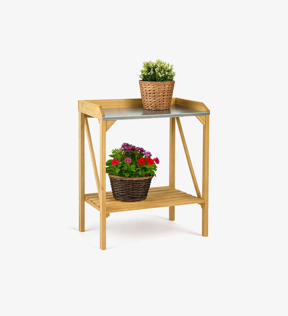 Modern Wooden Plant Stand