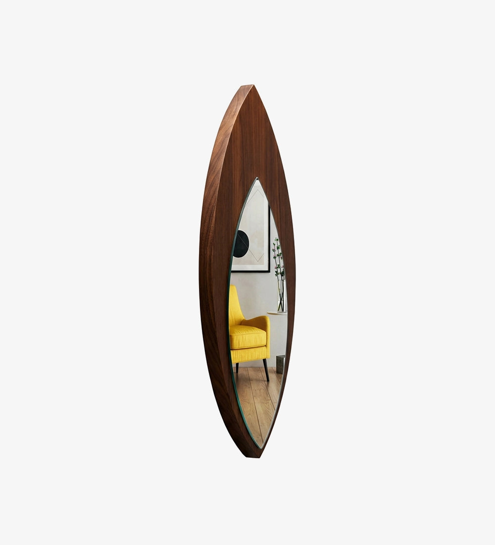 Leaf Shaped Wall Mirror