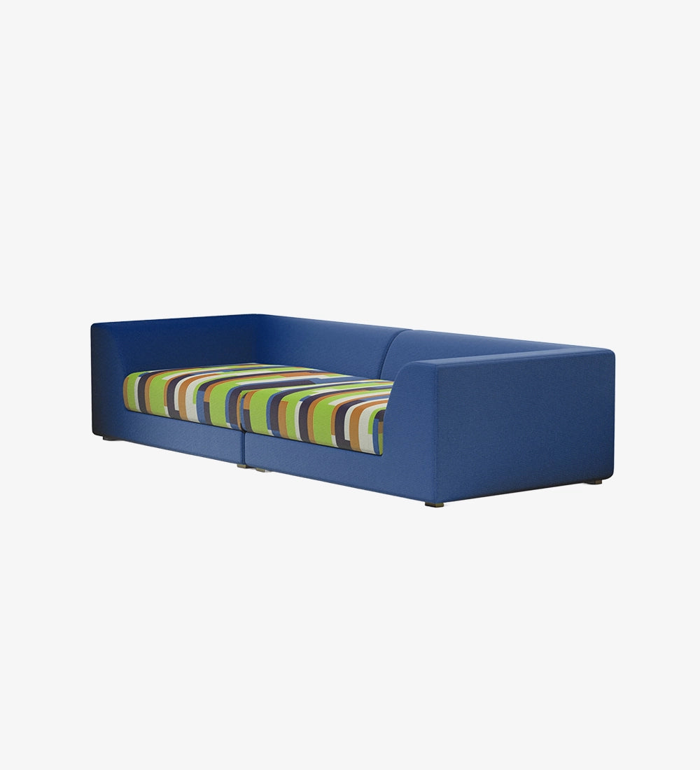 Regine Fabric Two Seater Sofas