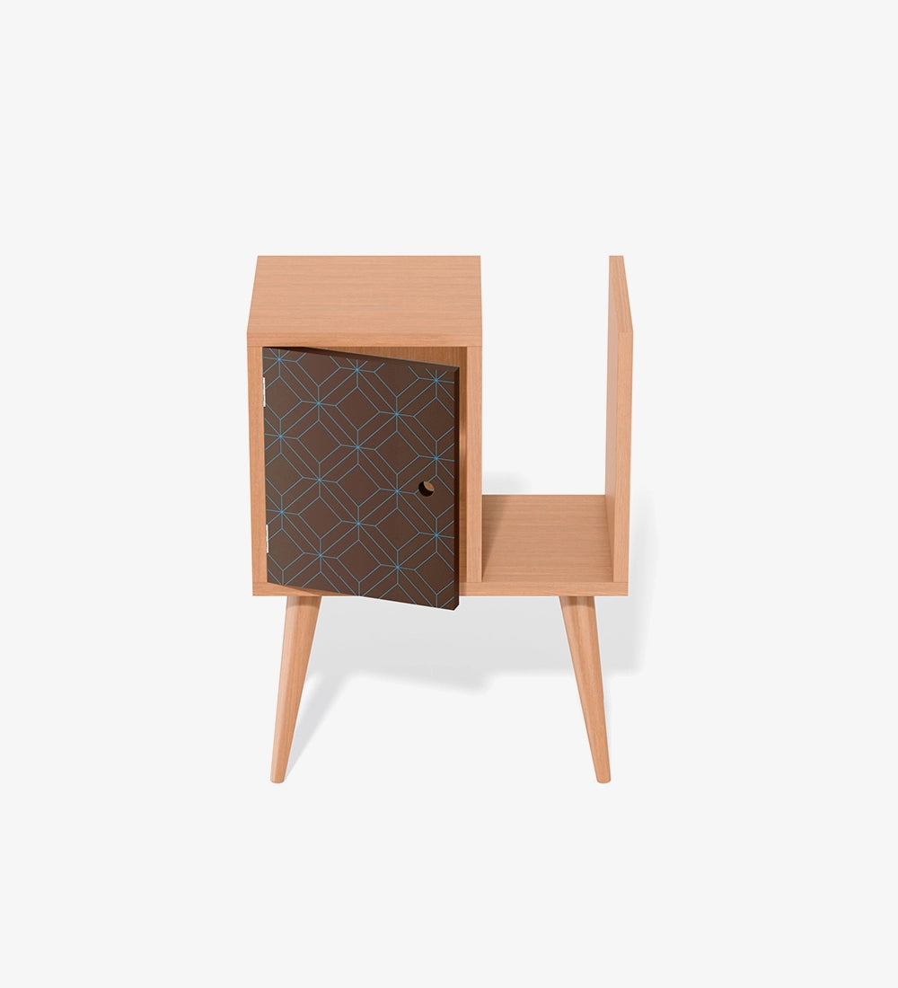 Modern Wooden Bedside Cabinet