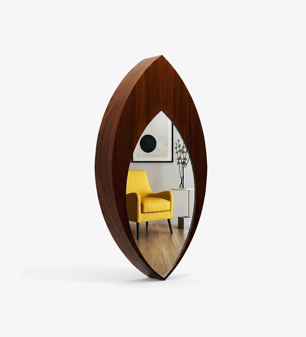 Leaf Shaped Wall Mirror