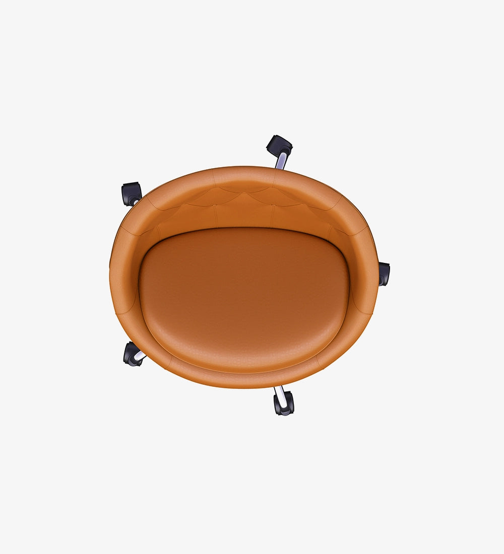 Round Alphwood Lounge Chair