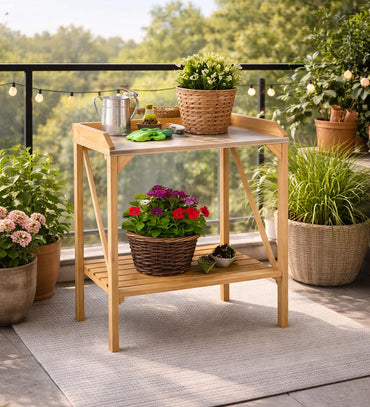 Modern Wooden Plant Stand
