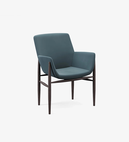 Fabric Arm Dining Chair