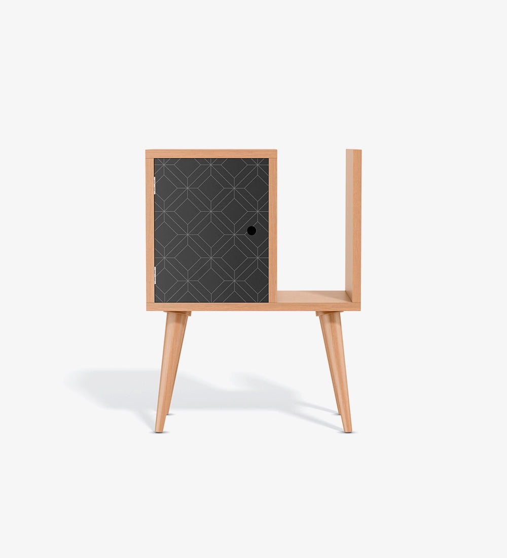 Modern Wooden Bedside Cabinet